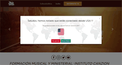 Desktop Screenshot of institutocanzion.com